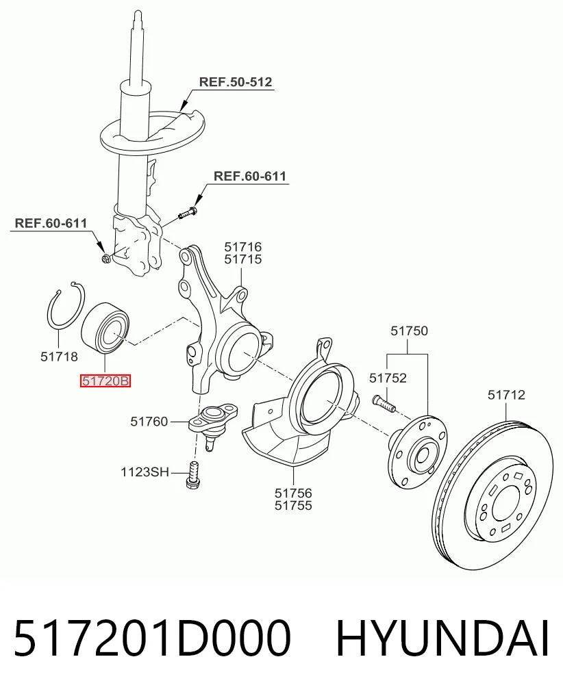 517201D000 Hyundai/Kia