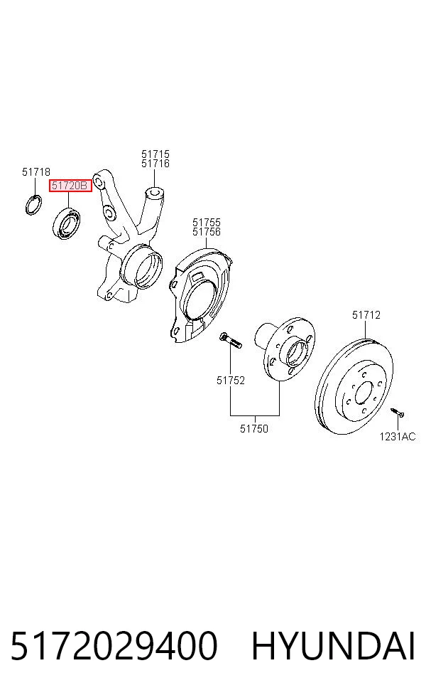 5172029400 Hyundai/Kia