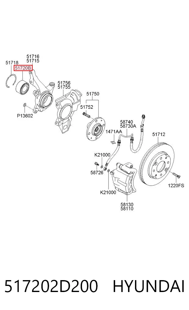 517202D200 Hyundai/Kia