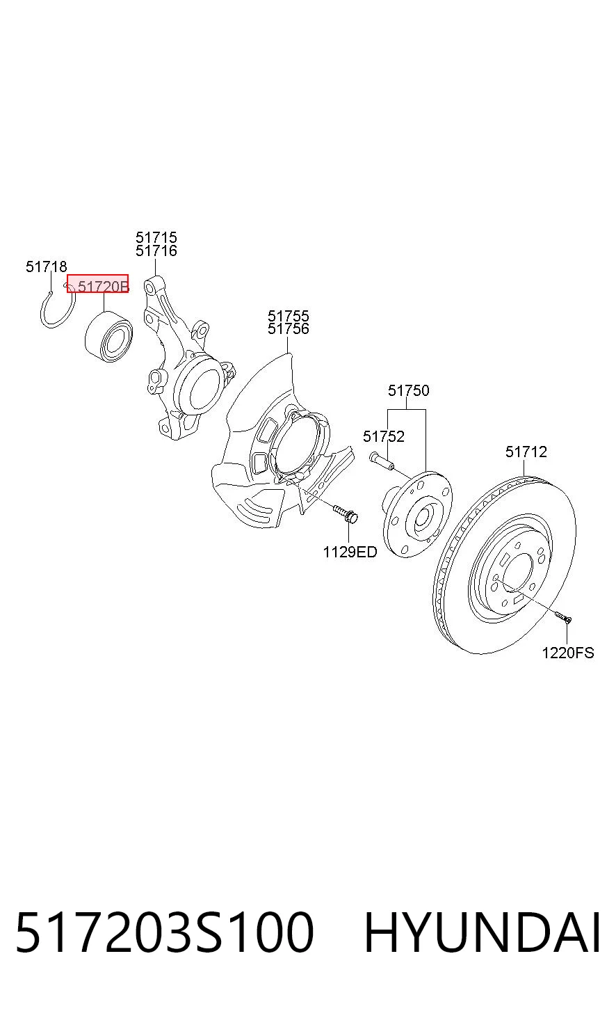 517203S100 Hyundai/Kia