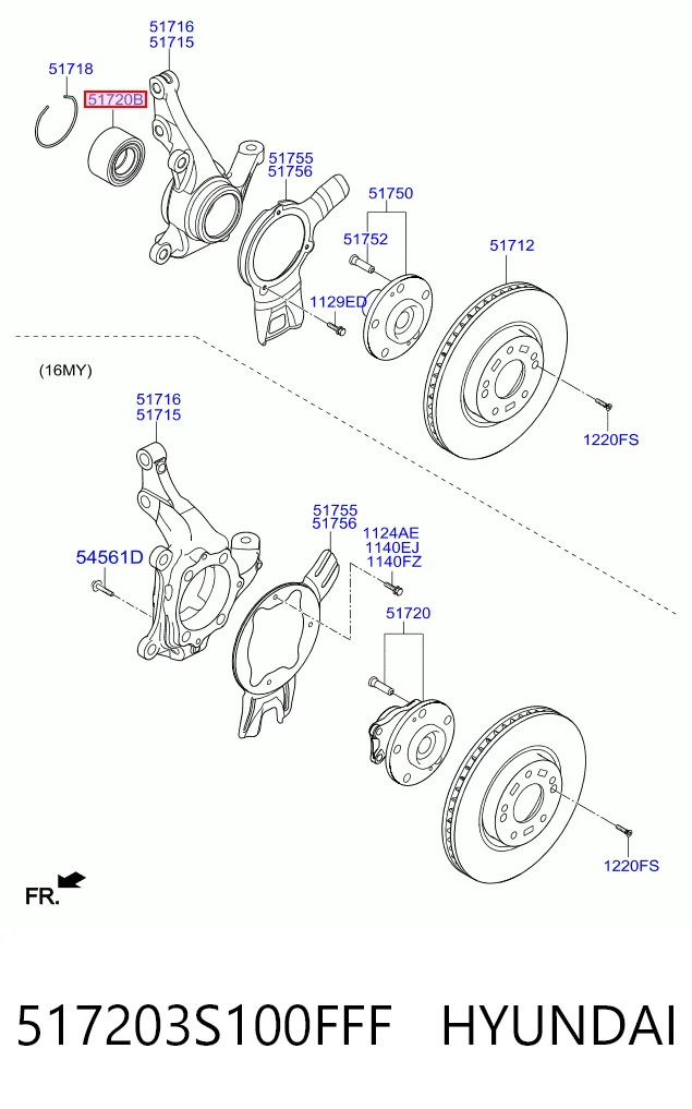 517203S100FFF Hyundai/Kia
