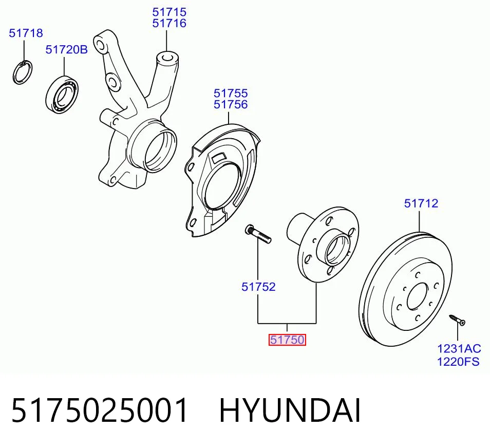 5175025001 Hyundai/Kia