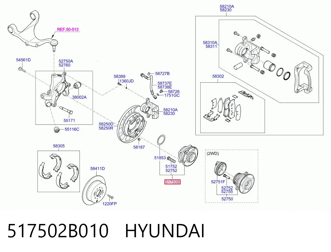 517502B010 Hyundai/Kia
