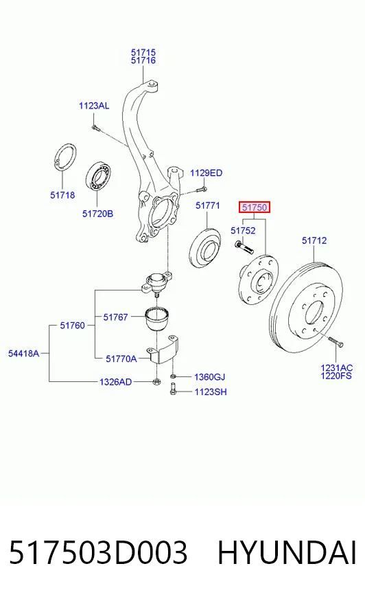 517503D003 Hyundai/Kia