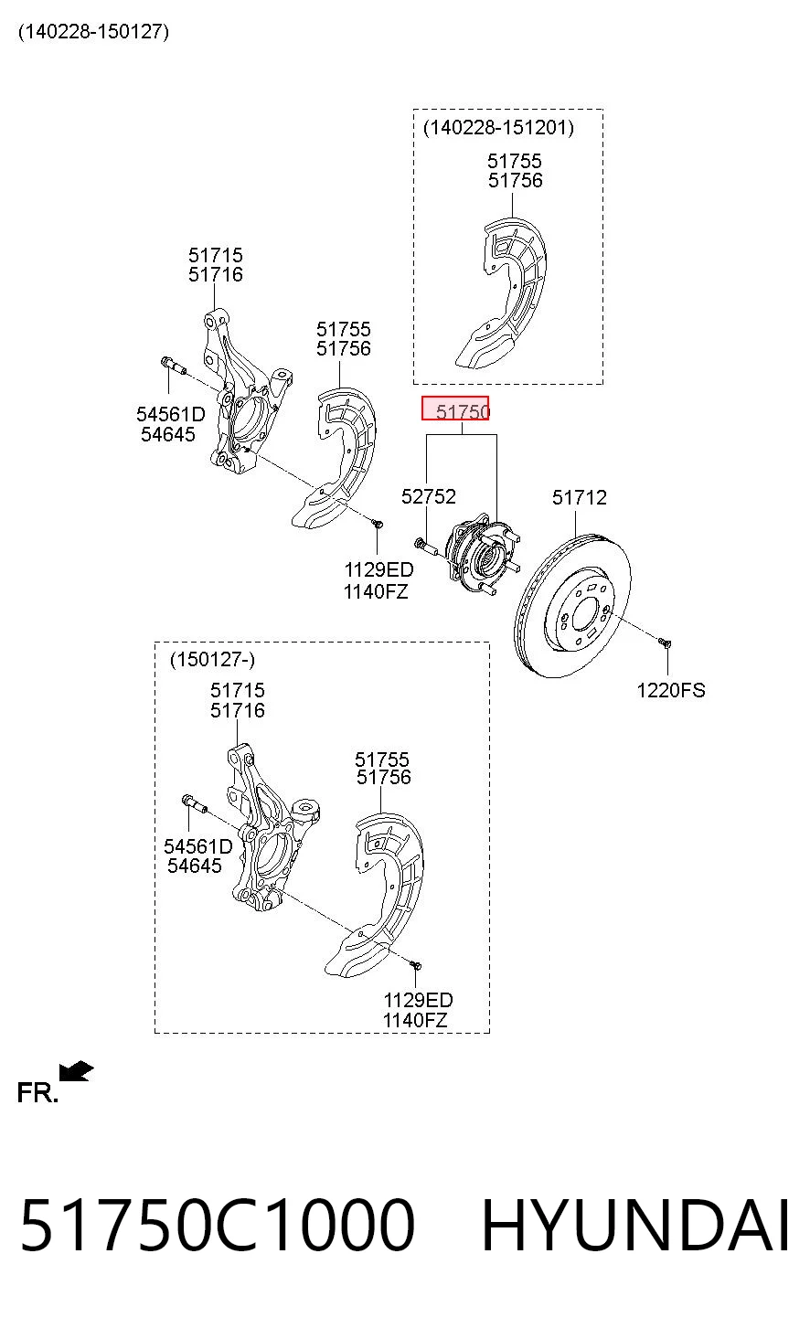 51750C1000 Hyundai/Kia