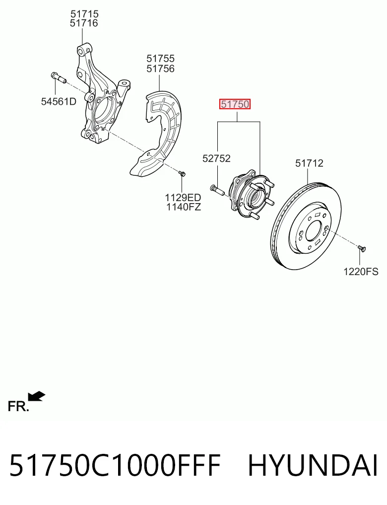 51750C1000FFF Hyundai/Kia
