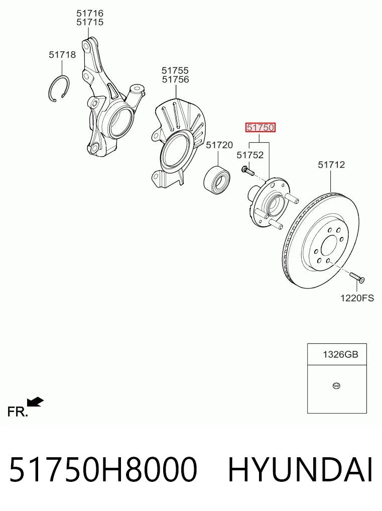 51750H8000 Hyundai/Kia