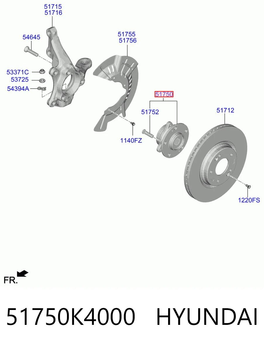 51750K4000 Hyundai/Kia