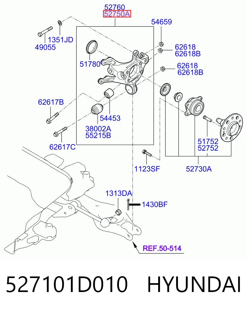 527101D010 Hyundai/Kia