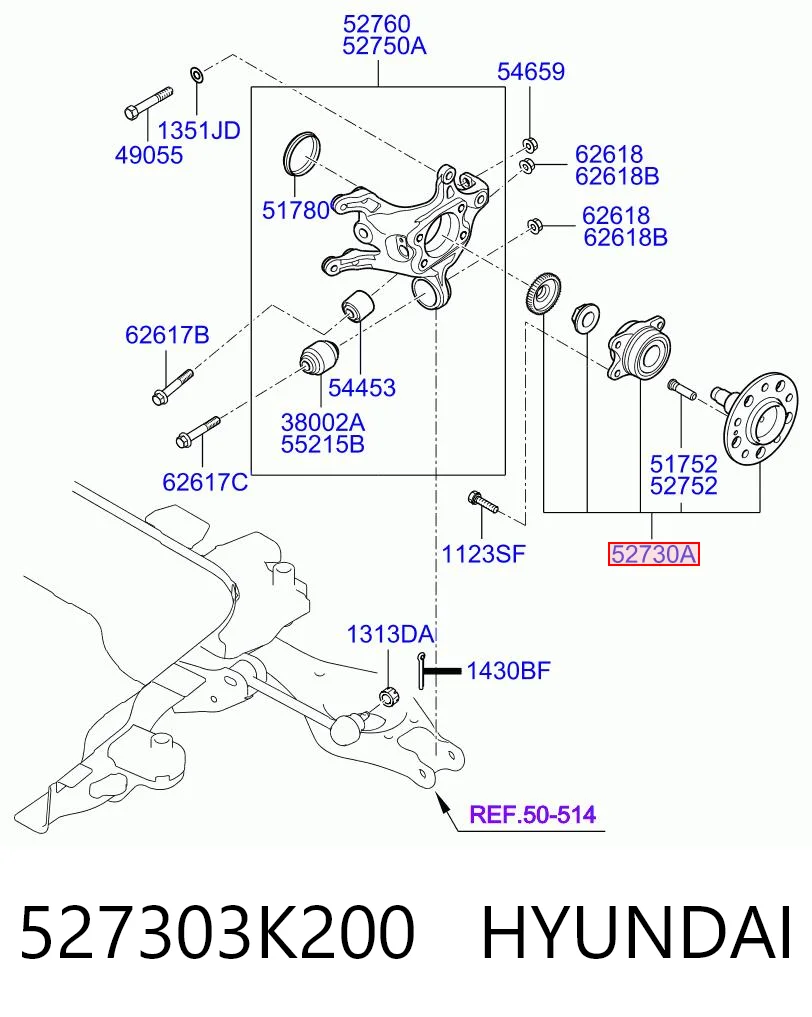 527303K200 Hyundai/Kia