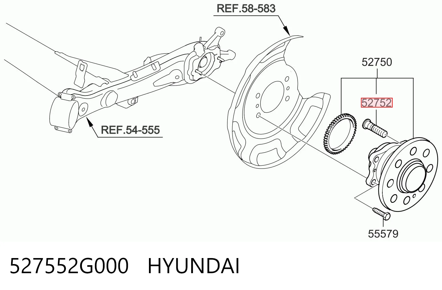 527552G000 Hyundai/Kia