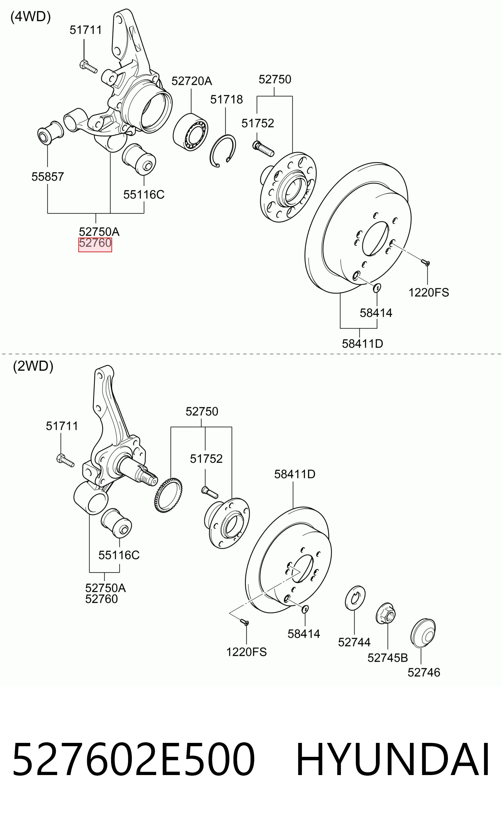 527602E500 Hyundai/Kia