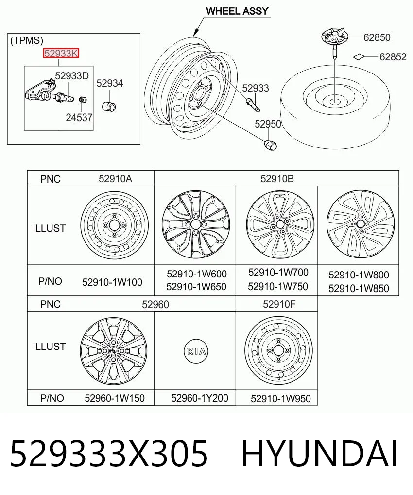 Do koszyka Czujnik ciśnienia w oponach Hyundai Santa Fe III DM