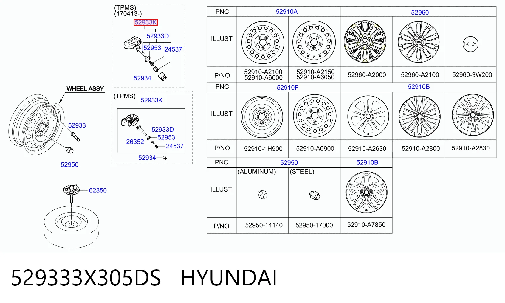 Czujnik ciśnienia w oponach do Hyundai Santa Fe III DM
