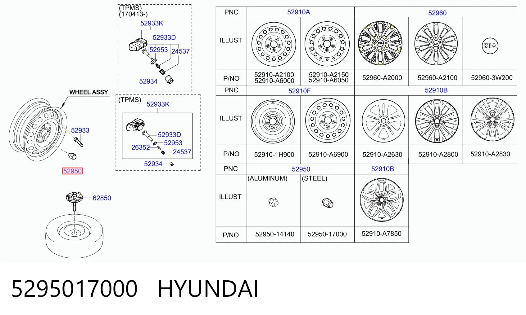 5295017000 Hyundai/Kia