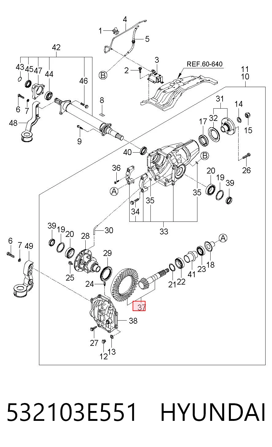 532103E551 Hyundai/Kia