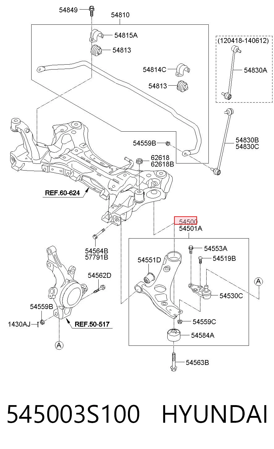 545003S100 Hyundai/Kia