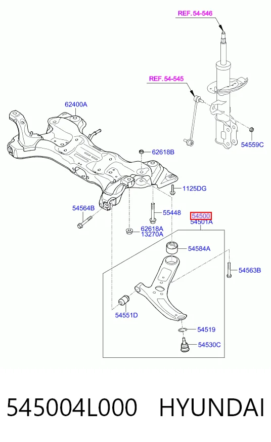 545004L000 Hyundai/Kia