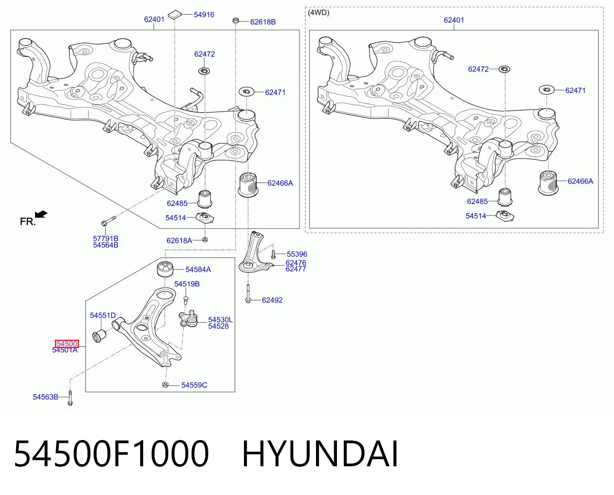 54500F1000 Hyundai/Kia