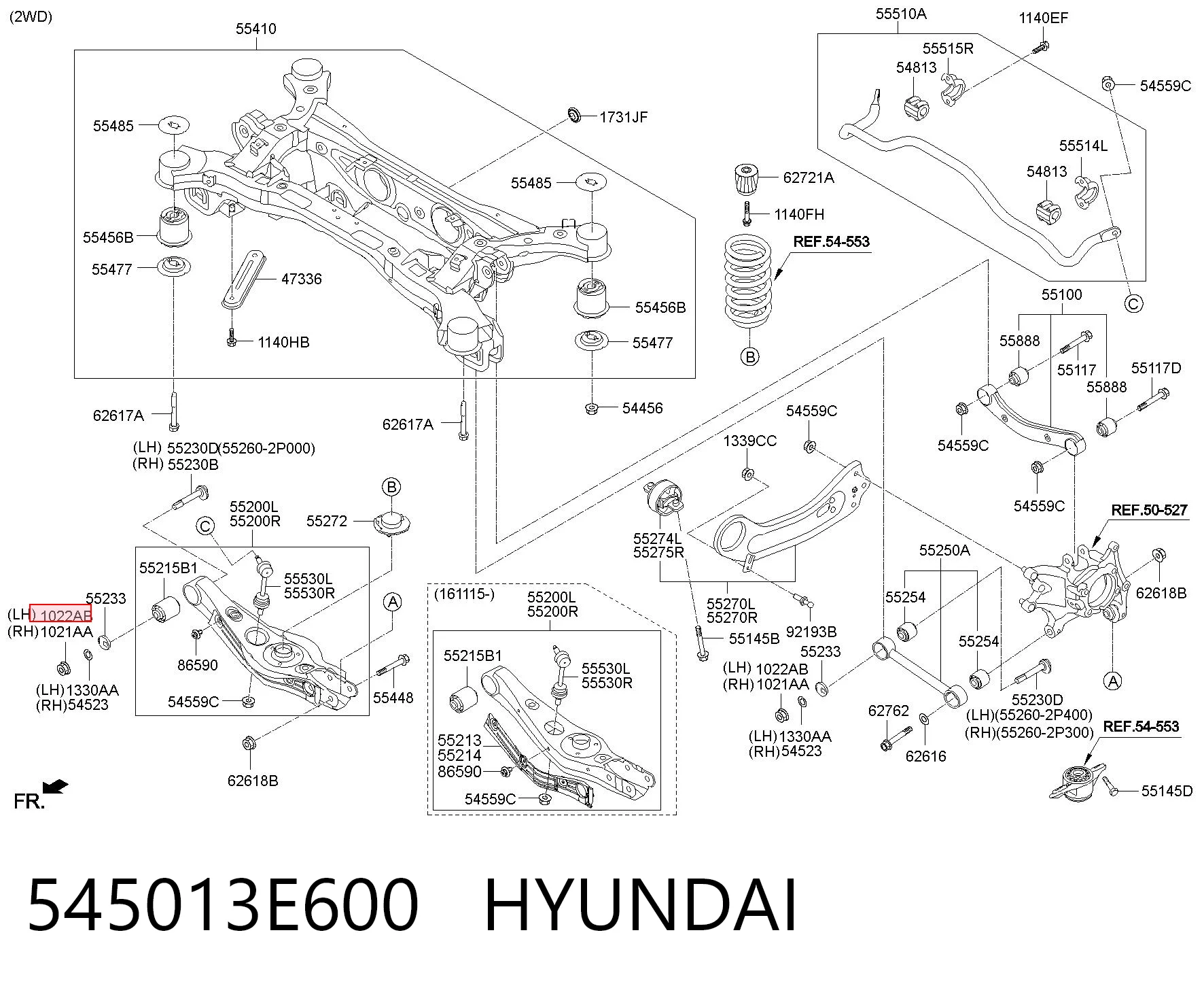 545013E600 Hyundai/Kia