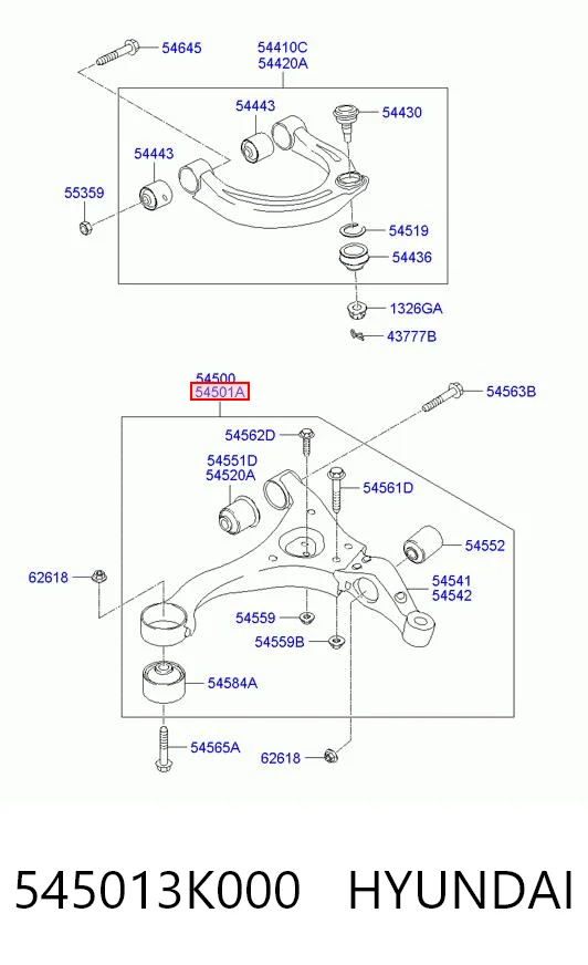 545013K000 Hyundai/Kia