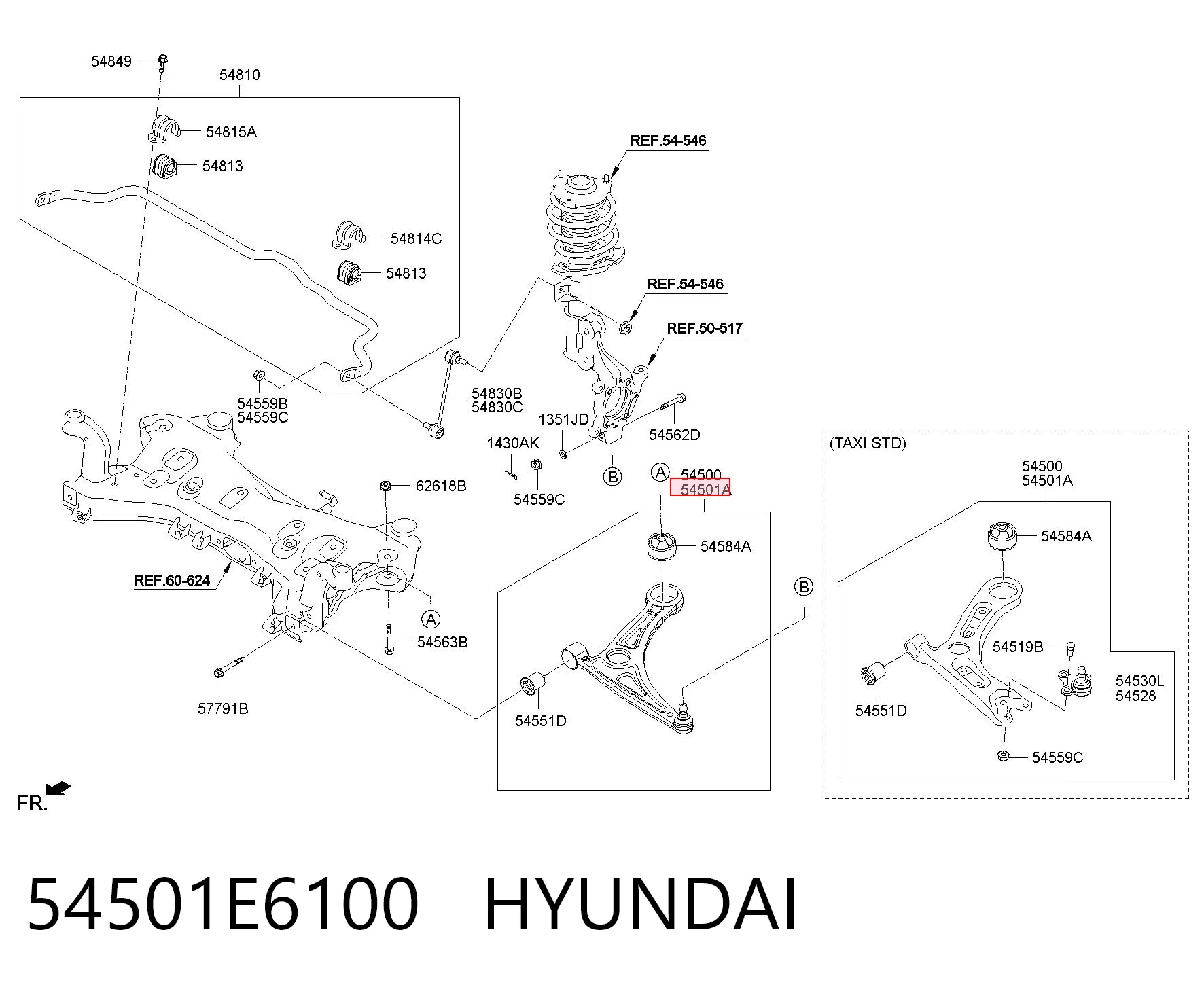 54501E6100 Hyundai/Kia