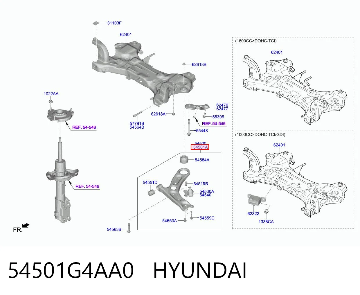 54501G4AA0 Hyundai/Kia