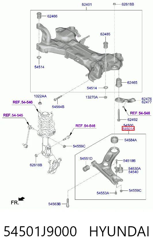 54501J9000 Hyundai/Kia