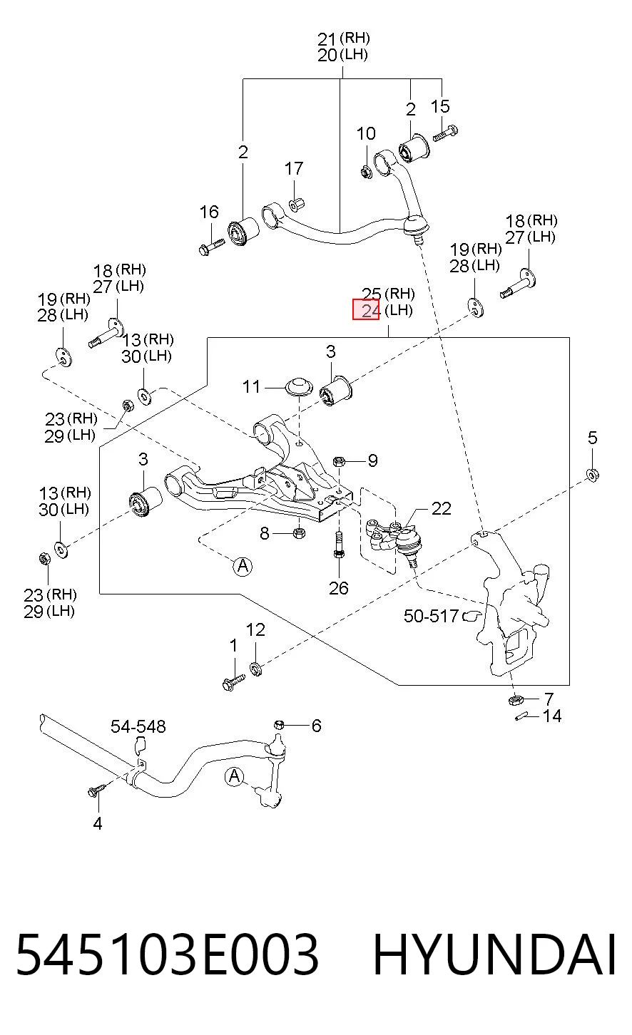 545103E003 Hyundai/Kia