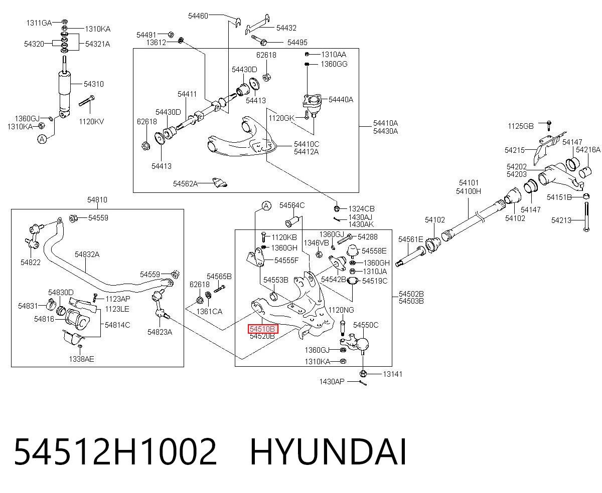 54512H1002 Hyundai/Kia