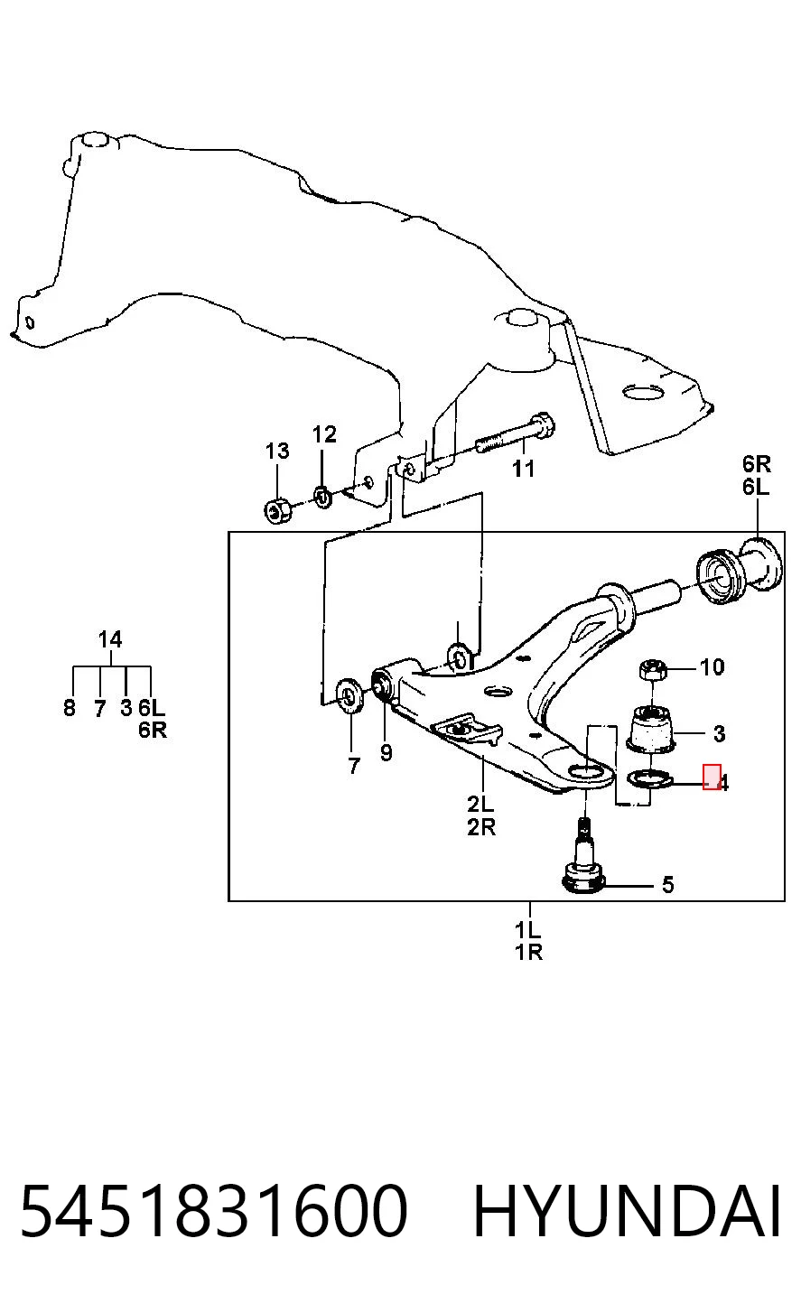 5451831600 Hyundai/Kia