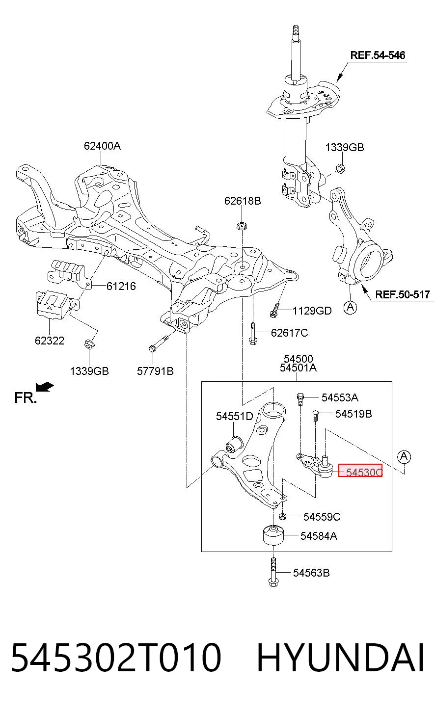 545302T010 Hyundai/Kia