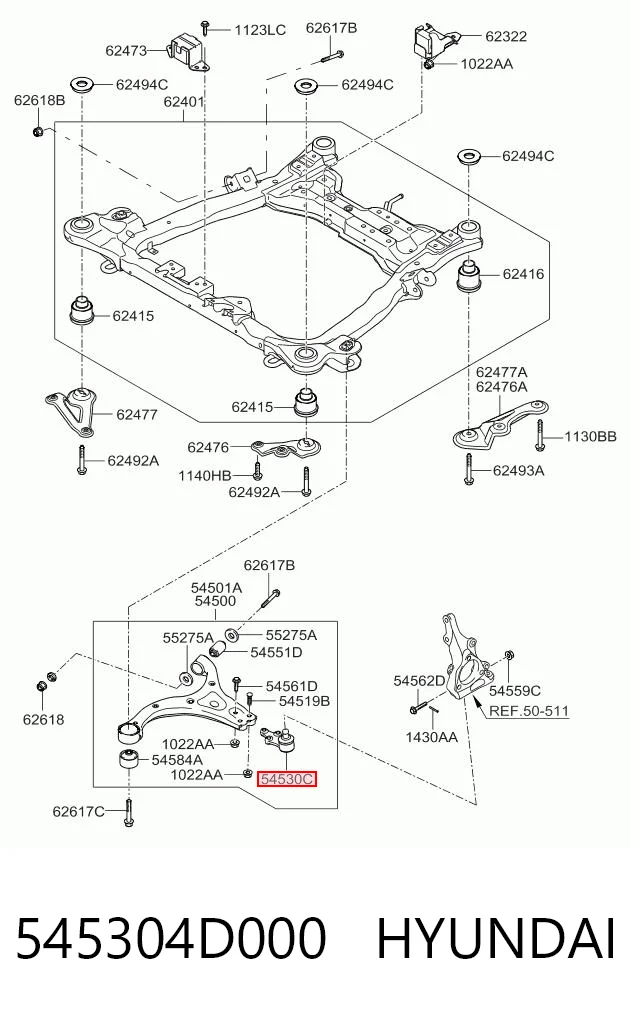 545304D000 Hyundai/Kia