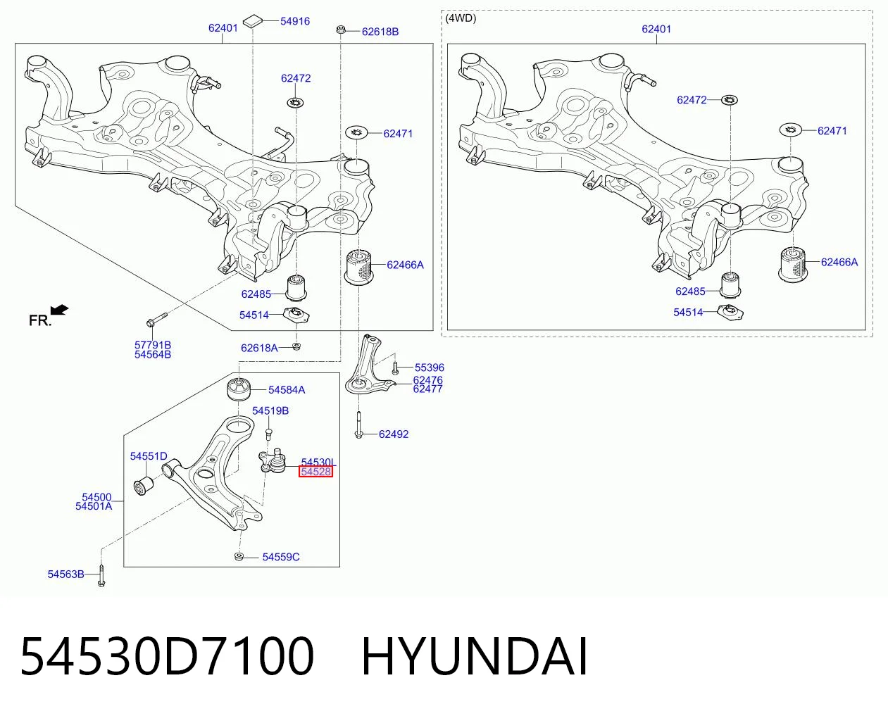 54530D7100 Hyundai/Kia