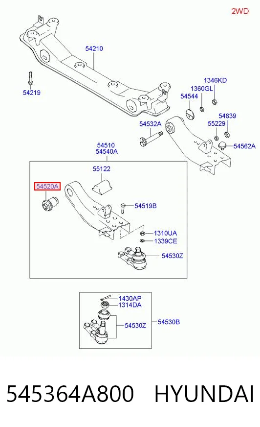 545364A800 Hyundai/Kia