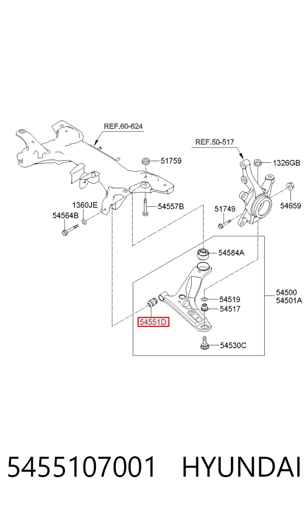 5455107001 Hyundai/Kia