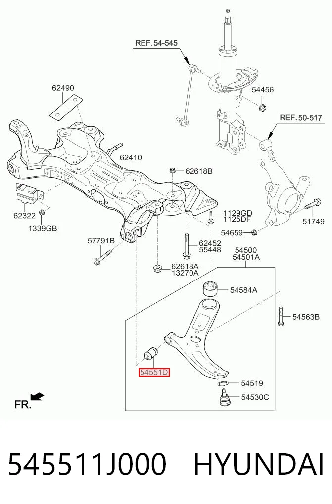 545511J000 Hyundai/Kia