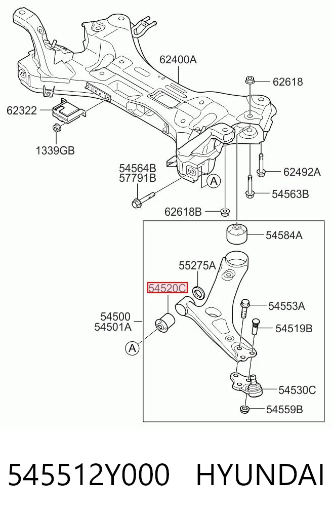 545512Y000 Hyundai/Kia