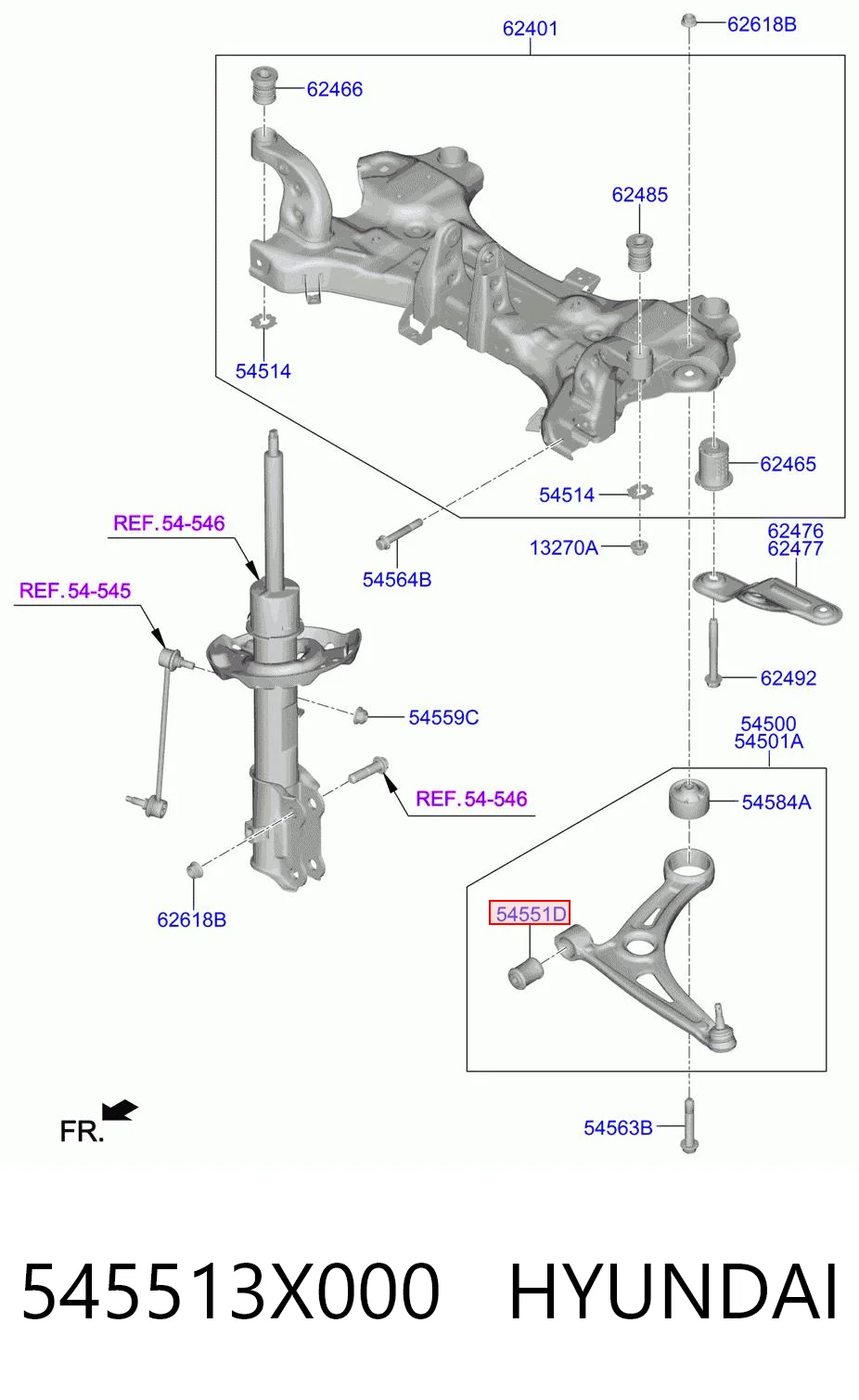 545513X000 Hyundai/Kia
