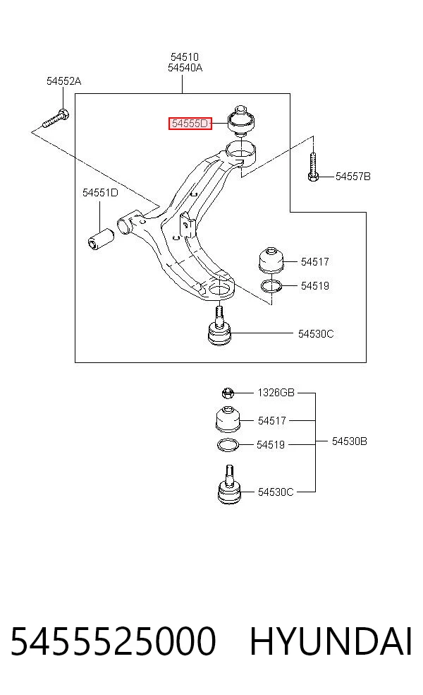 5455525000 Hyundai/Kia