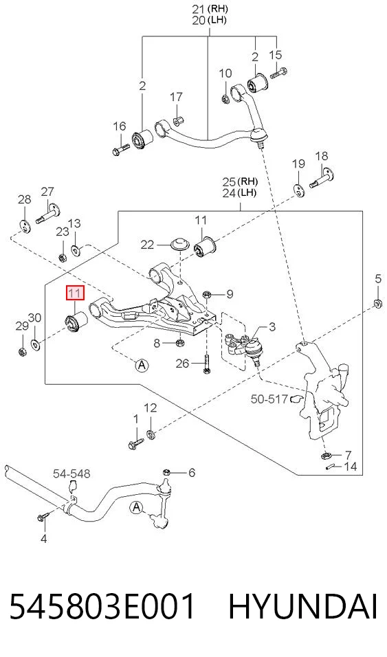 545803E001 Hyundai/Kia
