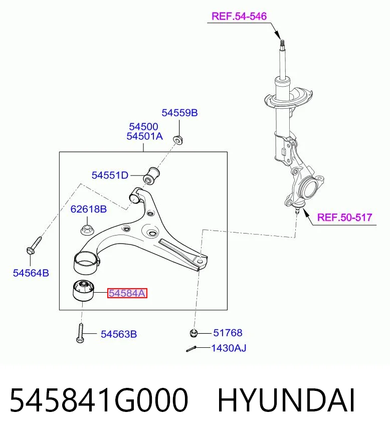 545841G000 Hyundai/Kia