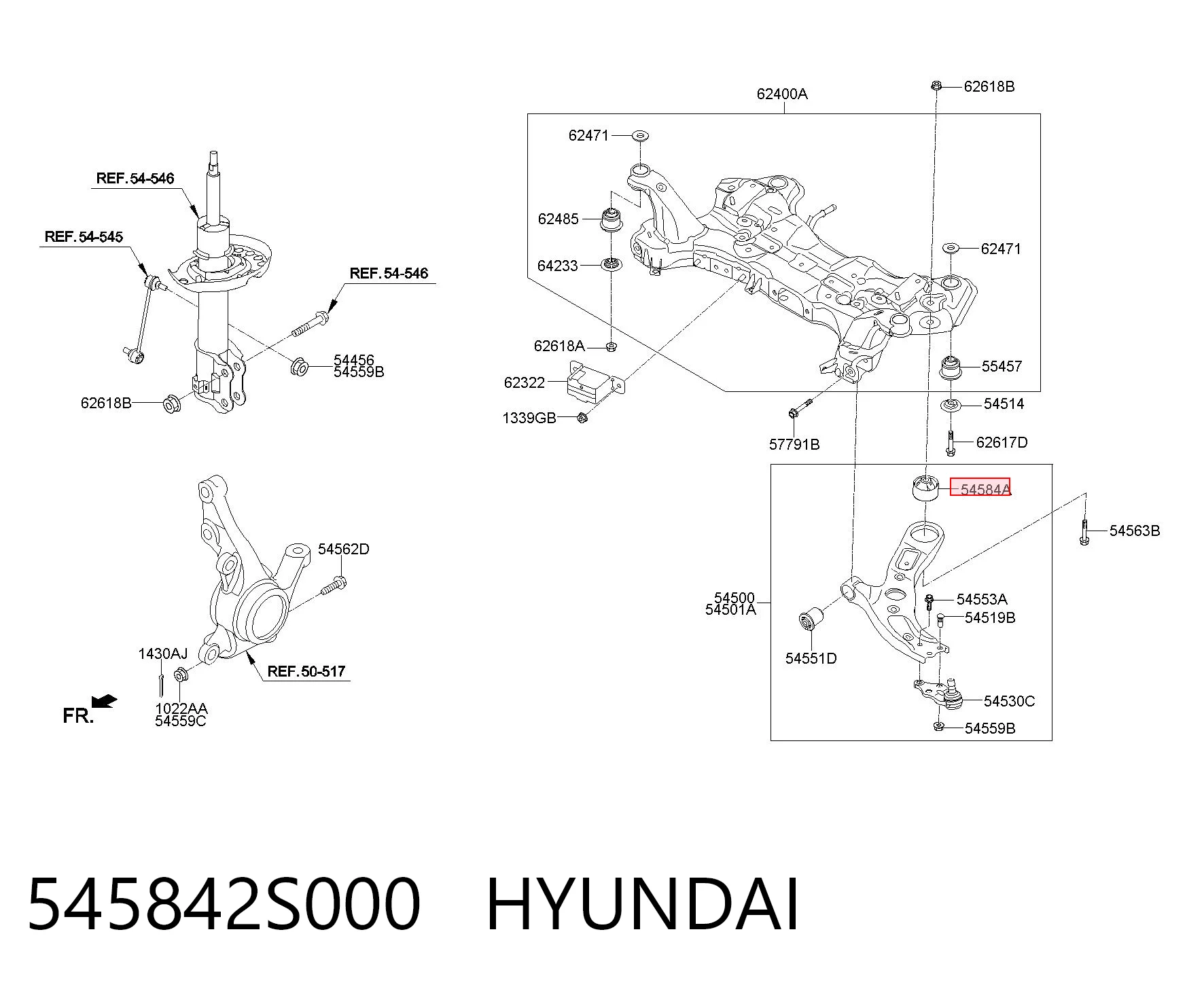 545842S000 Hyundai/Kia