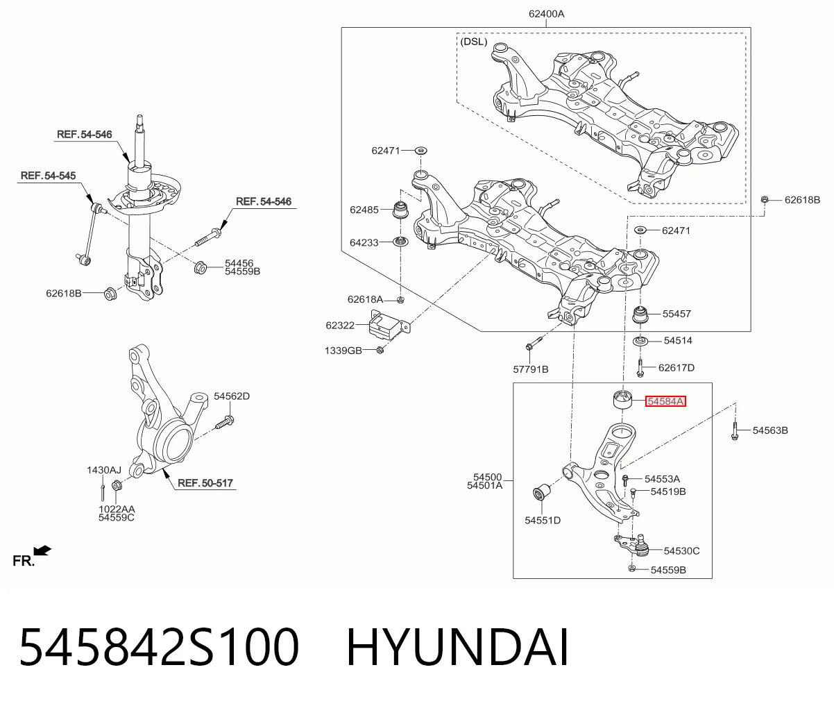 545842S100 Hyundai/Kia