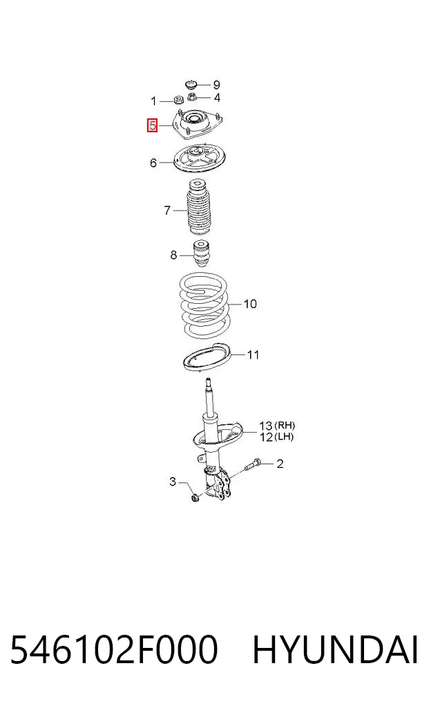 546102F000 Hyundai/Kia