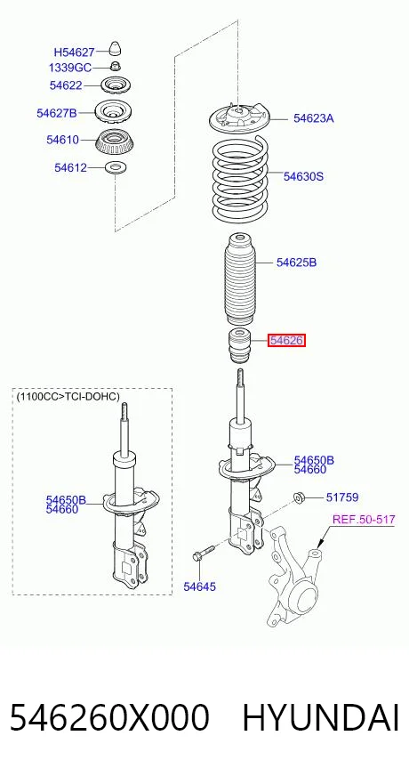 546260X000 Hyundai/Kia