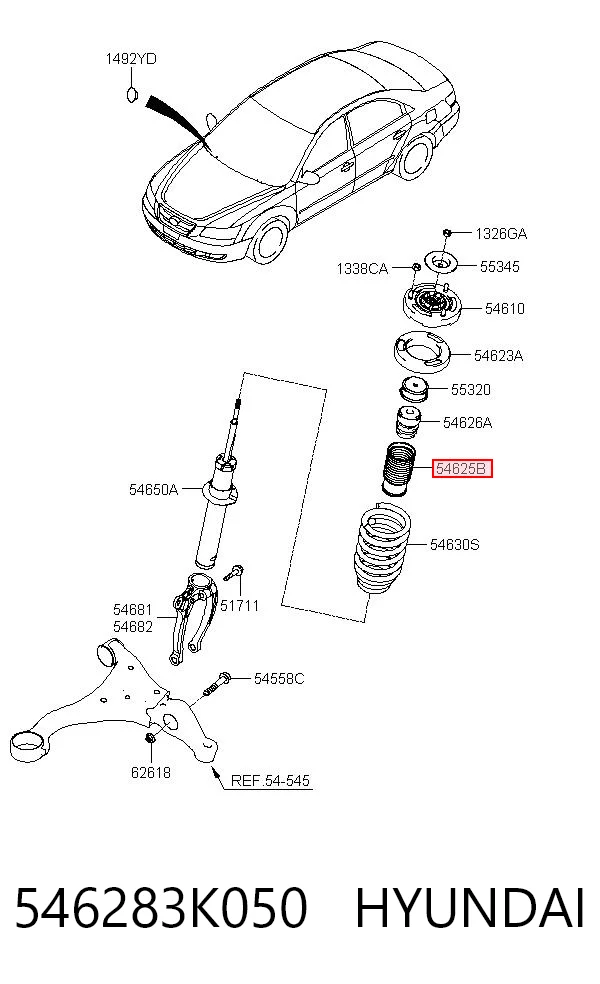 546283K050 Hyundai/Kia