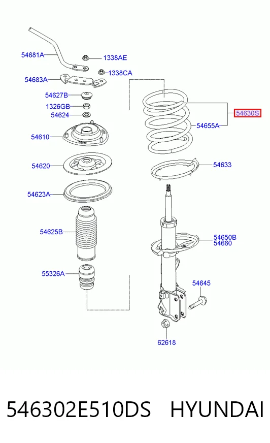546302E510DS Hyundai/Kia