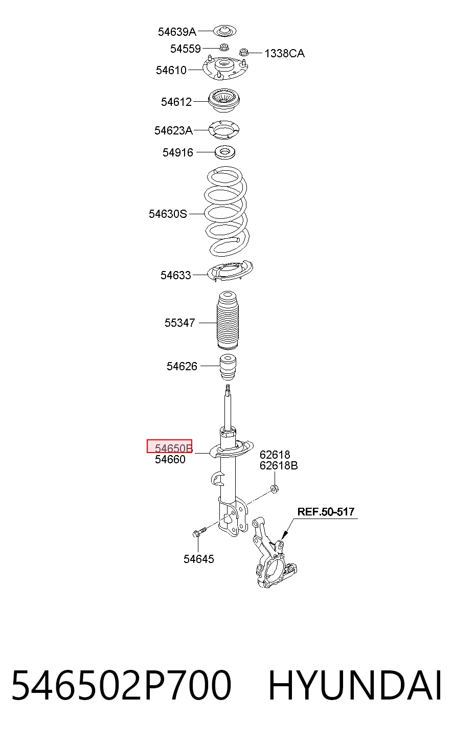 546502P700 Hyundai/Kia