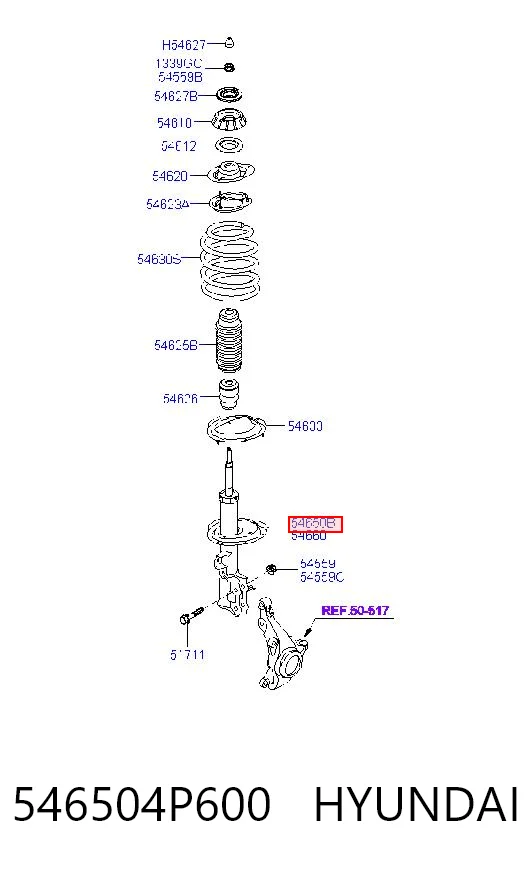 546504P600 Hyundai/Kia